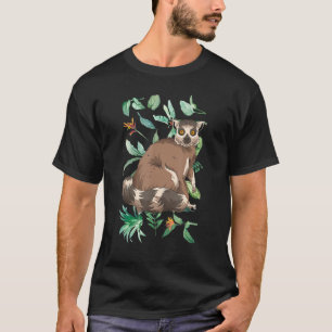 Madagaskar Zoo Tier Lover Monkey Tropischer Lemur T-Shirt