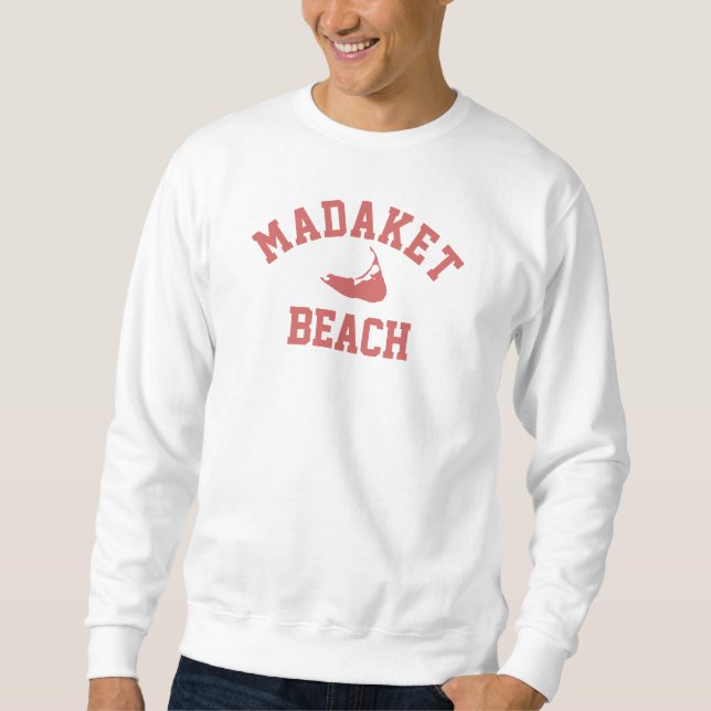 Madaket Nantucket Massachusetts Red Sweatshirt (Vorderseite)