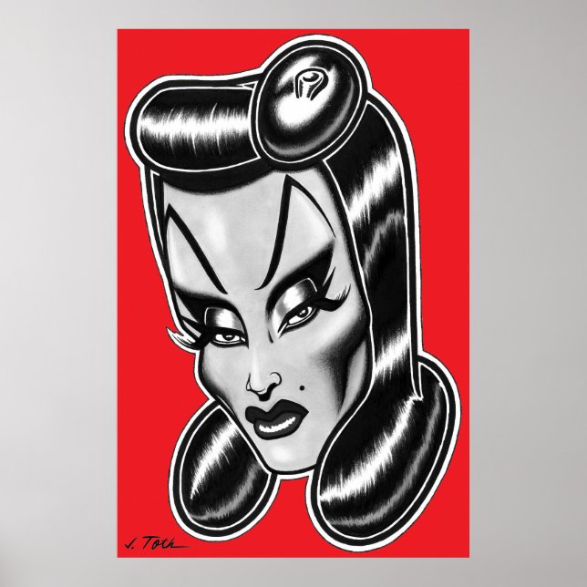 Madam La Mars™ Poster (Vorne)