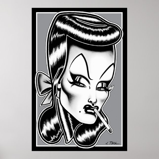 Madam Mars™/Glamour Portrait Poster (Vorne)