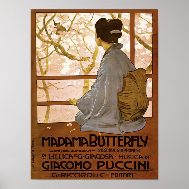 Madama Butterfly - Metlicovitz Poster (Vorne)
