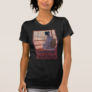 Madama Butterfly Vintage Poster (1904) T - Shirt