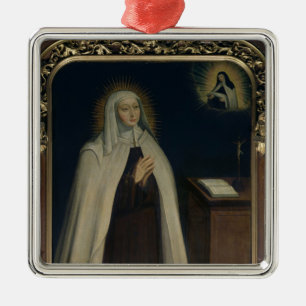 Madame Acarie bekannt als Marie de L'Incarnation Silbernes Ornament