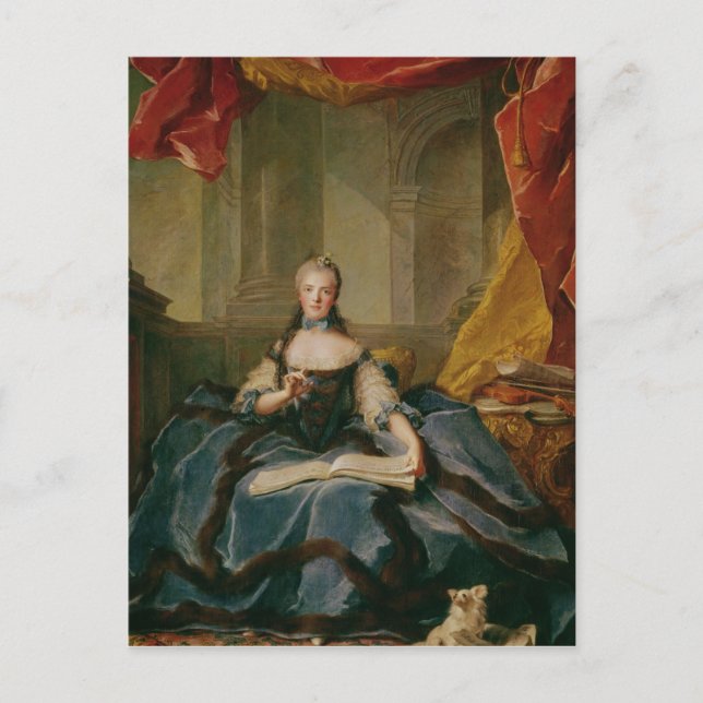 Madame Adelaide de France in Court Dress, 1758 Postkarte (Vorderseite)