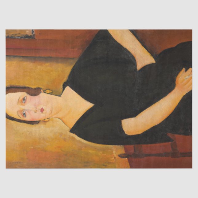 Madame Amedee von Amedeo Modigliani Seidenpapier (Vorderseite)