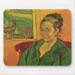 Madame Augustine Roulin von Vincent van Gogh Mousepad