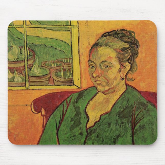 Madame Augustine Roulin von Vincent van Gogh Mousepad (Vorne)