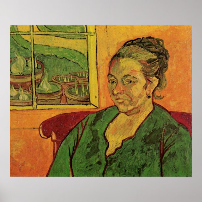 Madame Augustine Roulin von Vincent van Gogh Poster (Vorne)