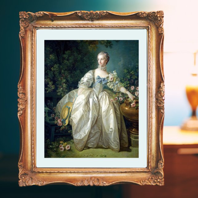 Madame Bergeret 1766 Boucher Fotodruck (Von Creator hochgeladen)