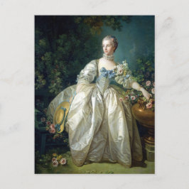 Madame Bergeret 1766 Boucher Postkarte