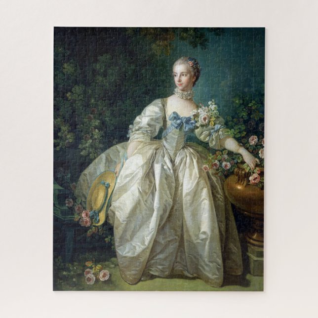 Madame Bergeret 1766 Boucher Puzzle (Vertikal)