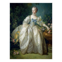 Madame Bergeret 1766 von Francois Boucher Ölfarbe