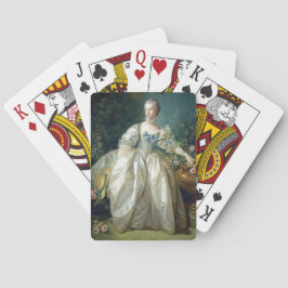 Madame Bergeret 1766 von Francois Boucher Ölfarbe Spielkarten
