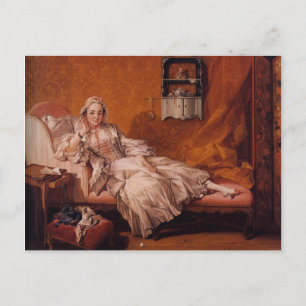 Madame Boucher von François Boucher Postkarte