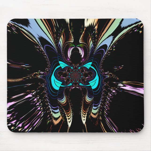 "MADAME BUTTERFLY" Kunst-Druck Mousepad (Vorne)
