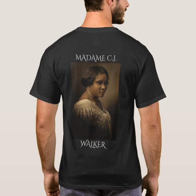Madame C.J. Walker T-Shirt (Rückseite)