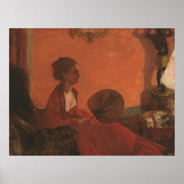 Madame Camus - Edgar Degas Fine Art Poster (Vorne)