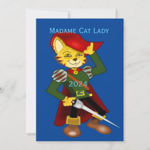 Madame Cat Lady 2024 für Präsident Thunder_Cove Einladung