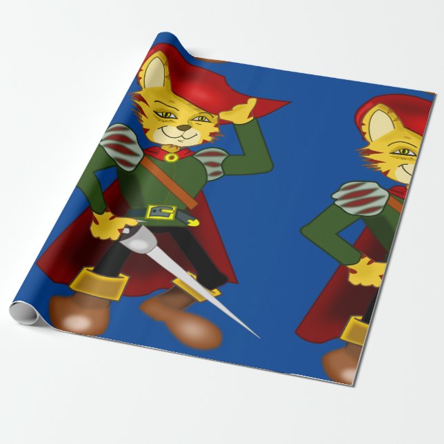 Madame Cat Lady 2024 für Präsident Thunder_Cove Geschenkpapier (Ungerollt)