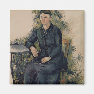 Madame Cezanne im Garten, 1880- Paul-Cezanne   Magnet