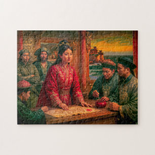 Madame Ching Piratenkönigin Porträt Puzzle
