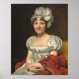 Madame David - Jacques-Louis David Fine Art Poster