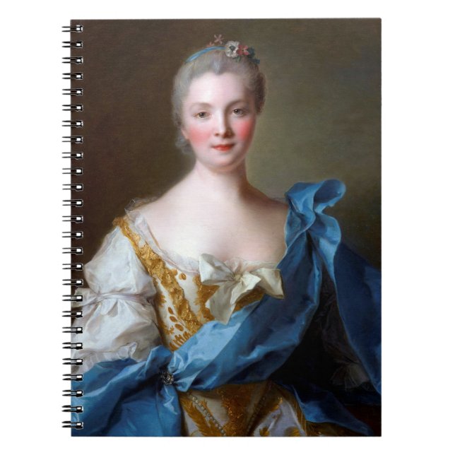 Madame de la Porte 1754 Vielen Dank Notizblock (Vorderseite)