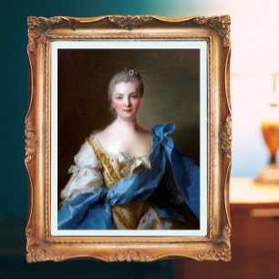 Madame de la Porte 1754 von Jean-Marc Nattier Fotodruck