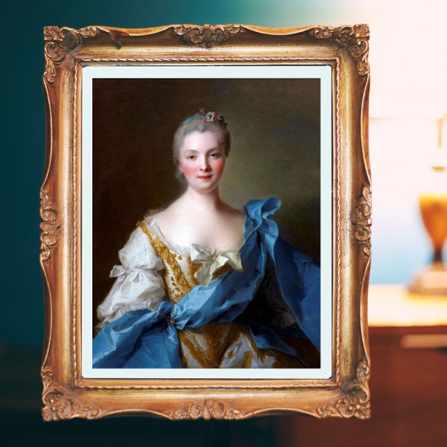 Madame de la Porte 1754 von Jean-Marc Nattier Fotodruck (Von Creator hochgeladen)