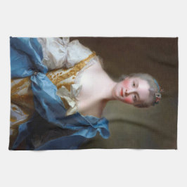 Madame de la Porte 1754 von Jean-Marc Nattier Geschirrtuch