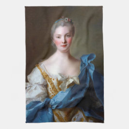 Madame de la Porte 1754 von Jean-Marc Nattier Geschirrtuch