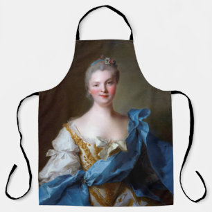 Madame de la Porte 1754 von Jean-Marc Nattier Schürze