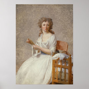 Madame de Pastoret und ihr Sohn Poster