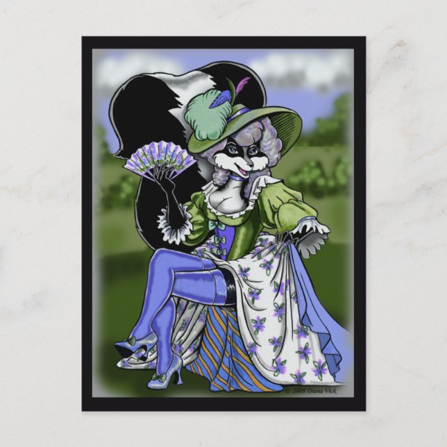 Madame de Pew Postcard Postkarte (Vorderseite)