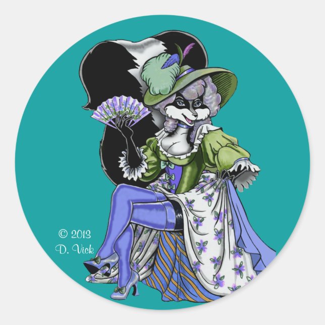 Madame de Pew Sticker (Vorderseite)