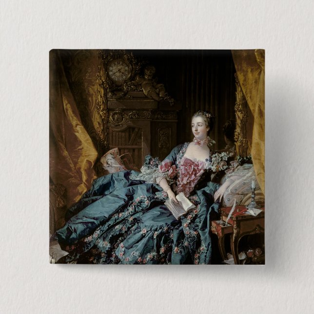 Madame de Pompadour, 1756 Button (Vorderseite)
