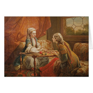Madame de Pompadour in der Rolle von Fortuneteller