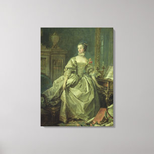 Madame de Pompadour Leinwanddruck