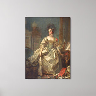 Madame de Pompadour Leinwanddruck