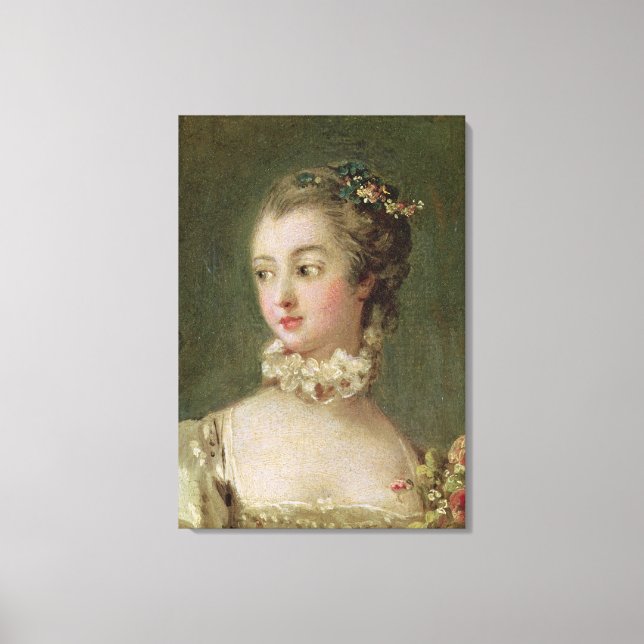 Madame de Pompadour Leinwanddruck (Vorderseite)