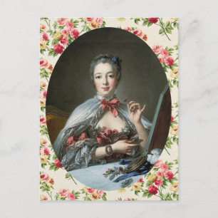 Madame de Pompadour Postkarte