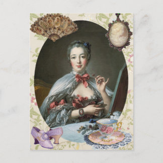 Madame de Pompadour Postkarte