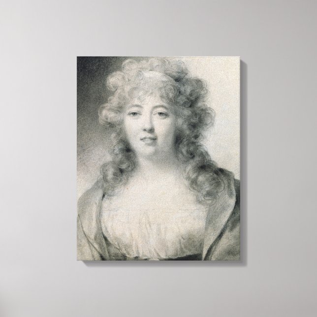 Madame de Stael 1810 Leinwanddruck (Vorderseite)
