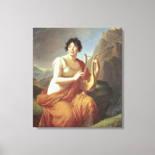 Madame de Stael als Corinne, 1809 Leinwanddruck
