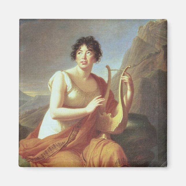 Madame de Stael als Corinne, 1809 Magnet (Vorne)