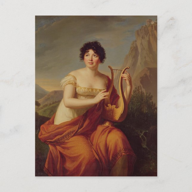 Madame de Stael als Corinne Postkarte (Vorderseite)