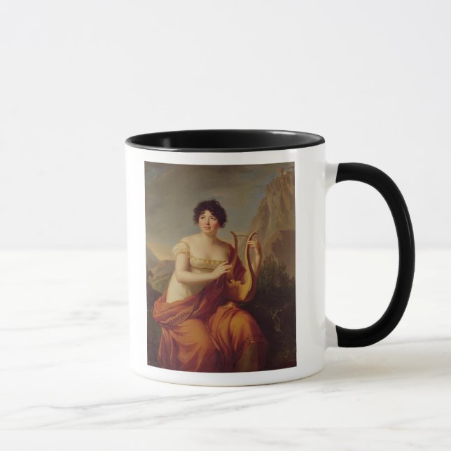 Madame de Stael als Corinne Tasse (Rechts)