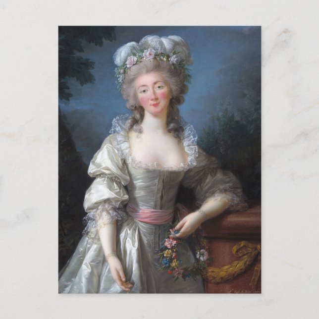 Madame du Barry 1782 Postkarte (Vorderseite)