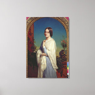 Madame Edouard Dubufe 1842 Leinwanddruck
