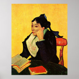 Madame Ginoux mit Büchern von Vincent van Gogh Poster
